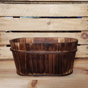 Wooden planter to hire wedding Scotland